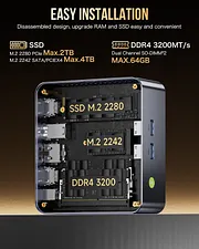 Intel 12th Core i9-12900HK Mini PC--NucBox M3 Plus