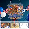 Diamond Painting Single-Sided Acrylic 250th Anniversary of the Founding of the US Hanging Pendant Sun Catcher for Home Garden Wall Door
