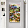 (US Local)Countryside - Flower Special Shaped Diamond Painting Kit(85*45cm)