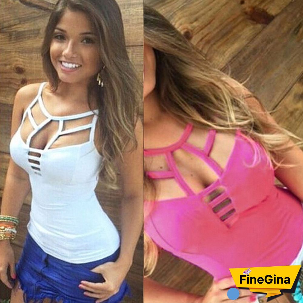 Sexy Women Summer Vest Top Sleeveless Blouse Casual Tank Tops T Shirt