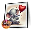 Diamond Painting -DIY Full Square Drill Elephant(35*35CM）