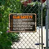 Gun Safety - Vintage Metal Signs - 20*30cm/30*40cm - Western