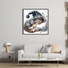 Sleeping Tiger Cub-11CT Stamped Cross Stitch 40*40cm/15.75*15.75in