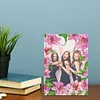 Special Shape Pink Lily Table Top Diamond Painting Frame Kits for Families