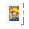 12pcs Famous Painting 5D DIY Square Drill Diamond Painting Kits for Adults Beginners Home Decor Diamonds Paintings Gem Art 5.91x7.09in