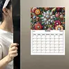 Special Shaped Gem Flower 5D DIY Diamond Painting Art Magnetic Fridge Calendar