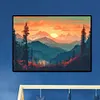 Diamond Painting-DIY Full Round Drill Mountain