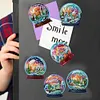 8PCS Diamond Painting Magnets Refrigerator for Adult Kid (Rainbow Crystal Ball)