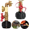 QCC1 Propane Refill Elbow Adapter with ON/Off Control Valve Fill 1 Lb Tanks