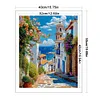 Seaside Town - 14CT Stamped Cross Stitch - 40*50cm
