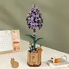 Wooden flower flower building block flower assembly diy flower arrangement children's puzzle gift
