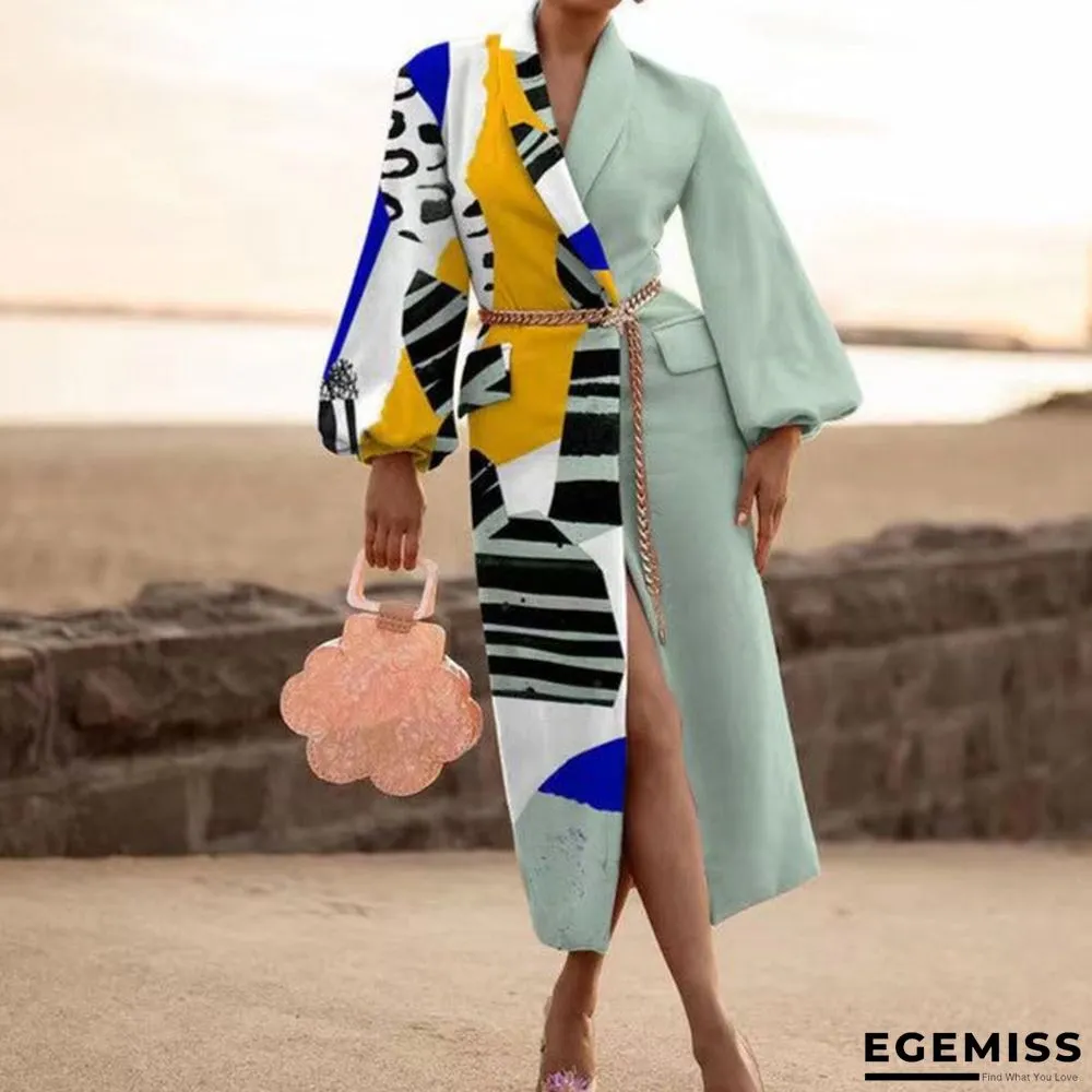 Autumn And Winter Women's Wear Lapel Long Sleeve Fashion Casual Wool Coat | EGEMISS