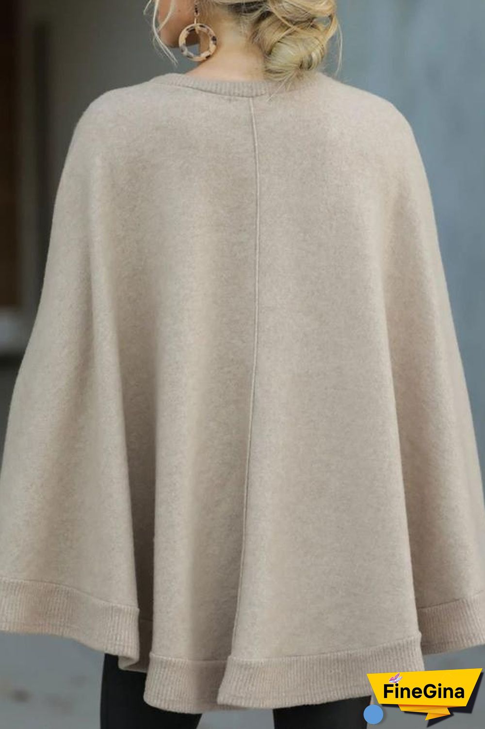 Casual Solid Pullovers O Neck Sweaters(5 Colors)