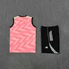 2025/2026 Real Madrid Pre-Match Training Pink Vest+Shorts Football1:1 Thai Quality