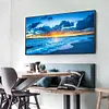 (Big Size) Sunrise at Sea - Full Round Diamond Painting  100x40cm