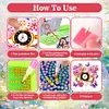 (US Local)Acrylic Special Shape Flower Butterfly Diamond Painting Clock Ornaments Kit