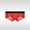 Men's Low Rise Ice Silk Breathable Satin Boxer Briefs