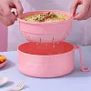 Bols de Ramen 1200ml avec filtre pour micro-ondes