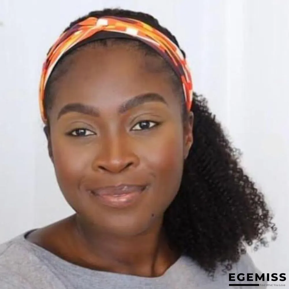 European and American Long Curly Hair Headband Wig Chemical Fiber Headgear | EGEMISS