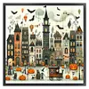 Halloween Hut - 11CT Stamped Cross Stitch - 50*50cm - Halloween