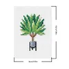 12pcs Plants DIY Mini Square Diamond Painting Set 14x18cm