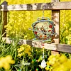 2pcs DIY Diamond Painting Flower Butterfly Bee Wind Chimes Crystal Window Suncatcher Craft Set Birthday Gifts Home Garden Decor
