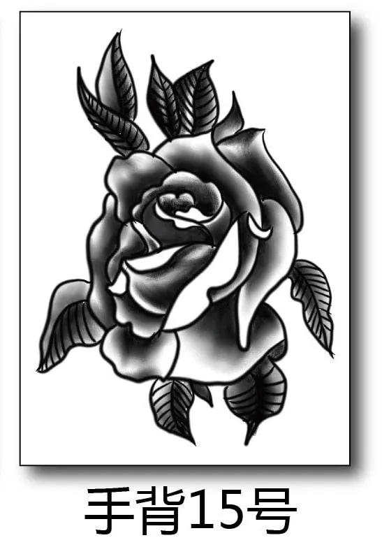 Waterproof Temporary Tattoo Sticker Satan Lucifer Circle Steering Fake Tatto Flash Tatoo Hand back Art Tattoos for Boy Women Men