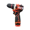 The new pure copper brushless small steel cannon metal ratchet chuck hand drill can be tapped, one machine and two electrics