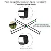 Foldable Cooler Stand Portable Storage Bin Ice Bucket Holder Trash Bag Bracket