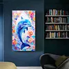 >SALE<5D DIY Full Round Drill Diamond Painting Dolphin Kit Home Decoration 40x70cm