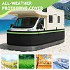 [US Local Warehouse] Mobile Home Skirting with Bottom Iron Mesh RV Skirting for Winter 3.1x65.6ft Rv Underbelly Panels Easy Installation for Garden Outdoor Yard