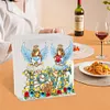 Acrylic Double Sided Christmas 5D DIY Diamond Art Paper Towel Storage Rack Napkin Holder Kit