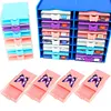 (US Local)4Pcs Butterfly Diamond Painting Tray 5D DIY Drills Plate with Sppon & Brush DIY Diamond Art Accessories