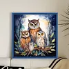 (US Local)Owl Mother Child-11CT Stamped Cross Stitch Kit(45x45cm)