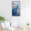 Peacock - 9CT Full Beaded Cross Stitch Kit(30x56cm)