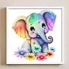 Elephant - 18CT Stamped Cross Stitch 20*20cm/7.87*7.87in