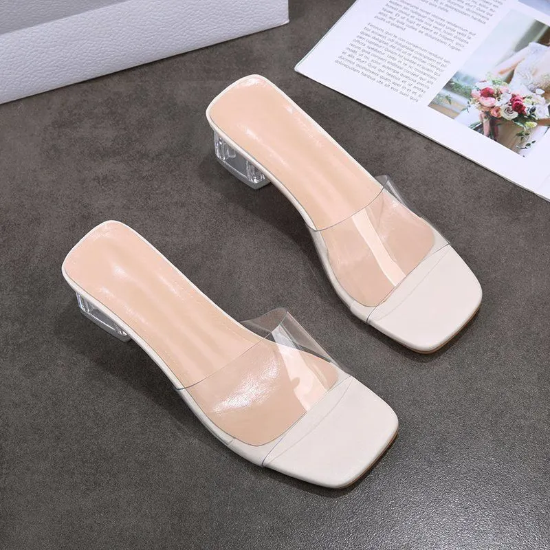  2022 Women Shoe Designer Sandals Rhinestone Luxury Slippers Summer Pumps Party Chaussure