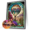 Diamond Painting-DIY Full Round Drill Stained Glass Hot Air Balloon(50*40 CM)