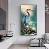(Big Size) Delicate Crane-Full Round Diamond Painting 40*85cm