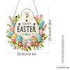 Easter Egg DIY Acrylic Special Shape Drill Diamond Art Hanging Decor Kits