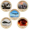 Military Collection Commemorative Coin Badge Afghanistan War Medal