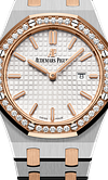 Silver Gold 904L Steel Silver White Dial - Watches - 33mm