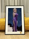 Night Sky Android 18 Decorative Painting - Dragon Ball - Xingkong Studio