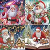(US Local)4Pack Xmas-Special Shaped Diamond Painting Kit(30x30cm)