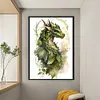 (Big Size)Dragon - 11CT Stamped Cross Stitch - 50*70cm
