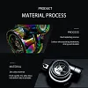 Car Turbo Cigarette Lighter USB Rechargeable Windproof Flameless Arc Lighter Keychain