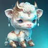 Zodiac Cattle-Full Round Diamond Painting