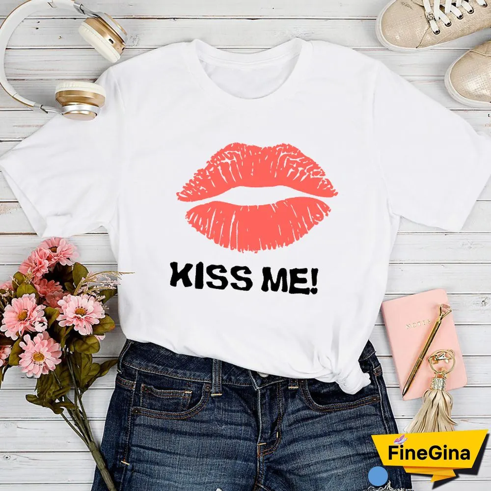 T-shirts Women Love Geometric Trend Style 90s Spring Summer Tshirt Top Lady Print Clothes Graphic Female Tee T-Shirt