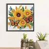 Sunflower Buttfly-Special Shaped Diamond Painting Kit