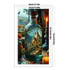 (US Local)Scenery-11CT Stamped Cross Stitch Kit(40x75cm)